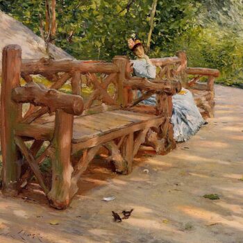 Park Bench (aka An Idle Hour in the Park - Central Park), 1890