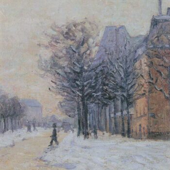Passer-by in Paris, Winter, 1888
