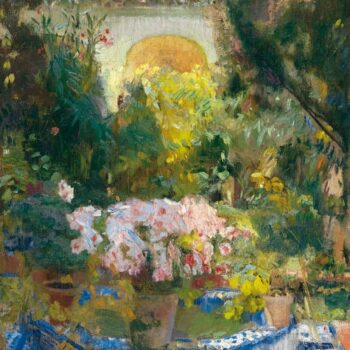 Patio de la casa Sorolla