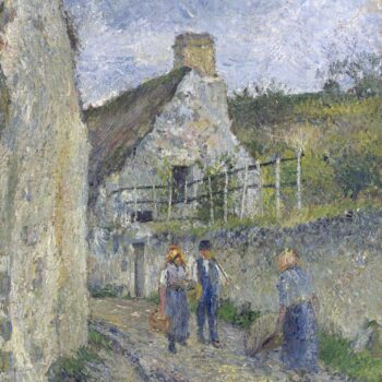 Paved Street at Valhermeil, Auvers-sur-Oise, 1890