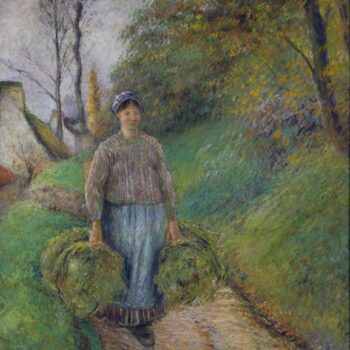 Peasant Carrying Two Bales of Hey, 1883