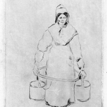 Peasant Woman at the Well (sketch)