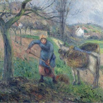 Peasant Woman with the Donkey, Pontoise, 1877