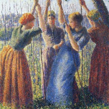 Peasant Women Planting Stakes, 1891