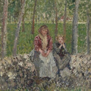 Peasants Seated under the Trees at Moret, 1902