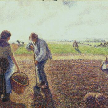 Peasants in the Fields, Eragny, 1890