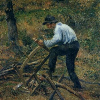 Pere Melon Sawing Wood, 1879