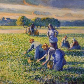 Picking Peas, 1887