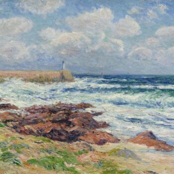Pier of the Port of Audierne, 1906