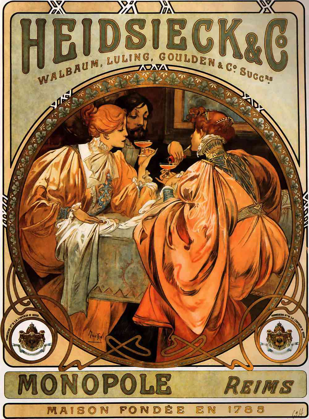Piper Heidseicke by Alphonse Mucha