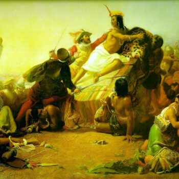 Pizarro Seizing the Inca of Peru, 1846