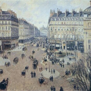 Place du Theatre Francais - Afternoon Sun in Winter, 1898