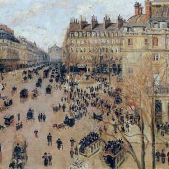 Place du Thretre Francais - Sun Effect, 1898