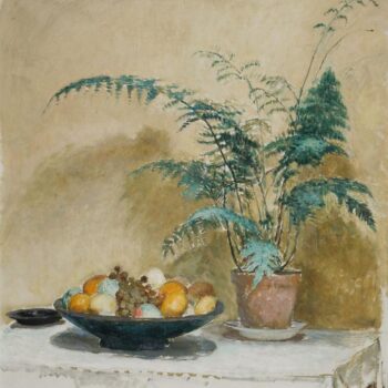 Plate with Fruit and Fern