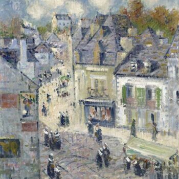 Pont-Aven, the Market, 1923