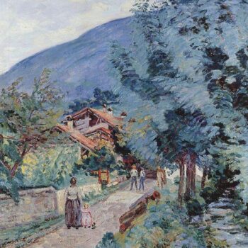 Pontcharra, the Scierie Street, 1901
