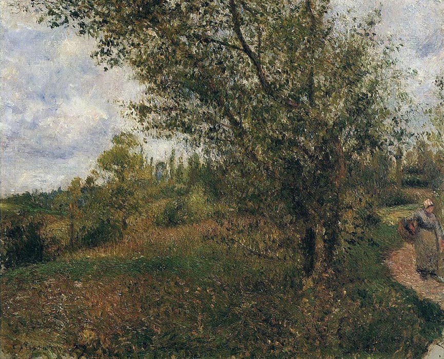 Pontoise Landscape, Through the Fields, 1879