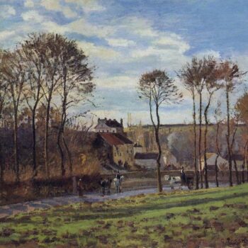 Pontoise, the Mathurins Abbey, 1873