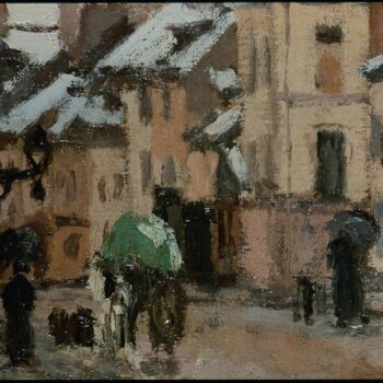 Pontoise, the Road to Gisors in Winter, 1873