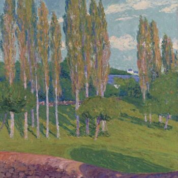 Poplars in Spring