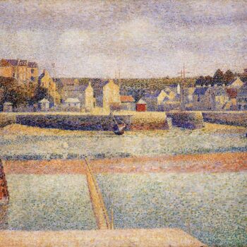 Port-en-Bessin, The Outer Harbor, Low Tide 1888