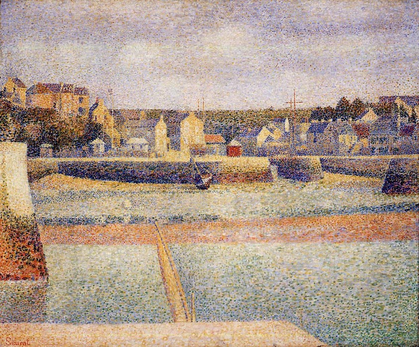 Port-en-Bessin, The Outer Harbor, Low Tide 1888