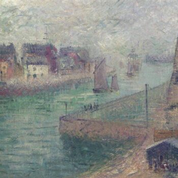 Port of Dieppe in Fog