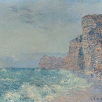 Porte d'Amont, Etretat, Evening, 1902