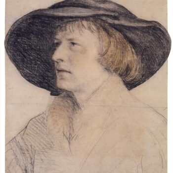 Portrait drawing of Bonifacius Amerbach. c.1525
