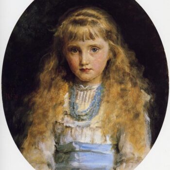 Portrait of Beatrice Caird, daughter of Sophy Caird, 1879