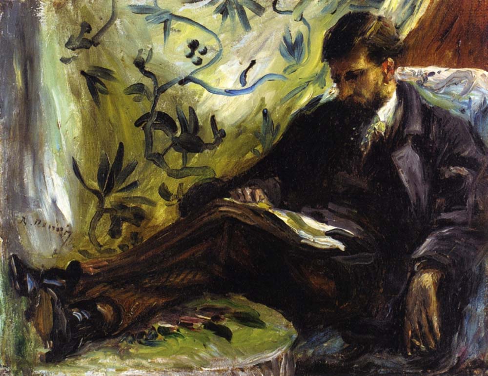 Portrait of Edmond Maitre (also known as The Reader). 1871