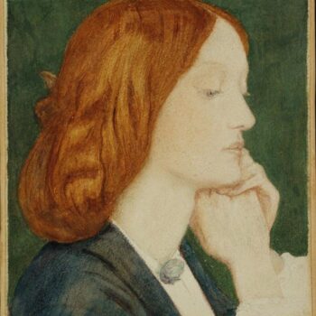 Portrait of Elizabeth Siddal, ca1860