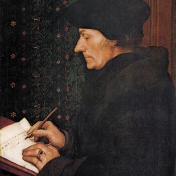 Portrait of Erasmus of Rotterdam. 1523