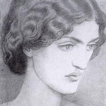 Portrait of Jane Morris, 1857