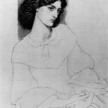 Portrait of Jane Morris, aged 18, 1858