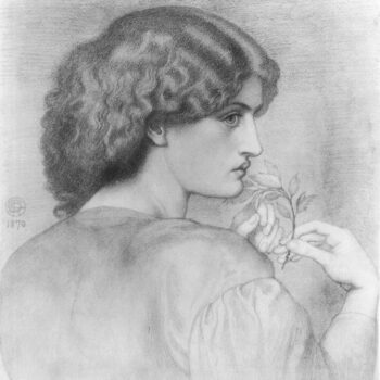 Portrait of Jane Morris (also known as The Roseleaf), 1870