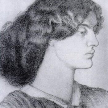 Portrait of Jane Morris, d.u