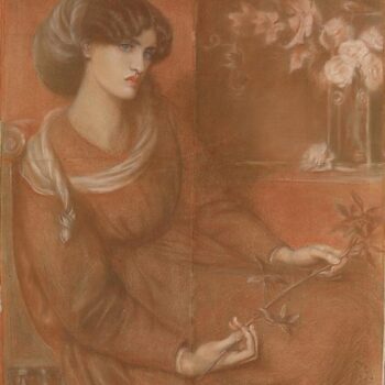 Portrait of Jane Morris, nee Burden, 1868