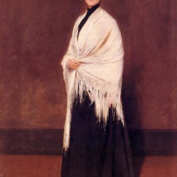 Portrait of Lady C. (aka Lady with a White Shawl), 1893