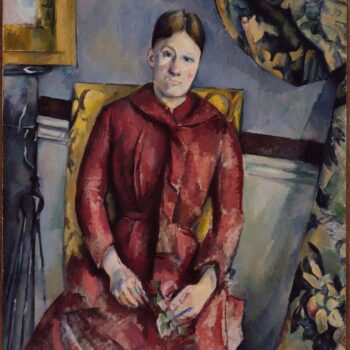 Portrait of Madame Cezanne in a Red Dress, 1888-90