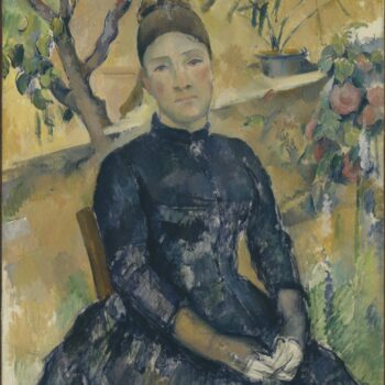 Portrait of Madame Cezanne in the Conservatory, 1891