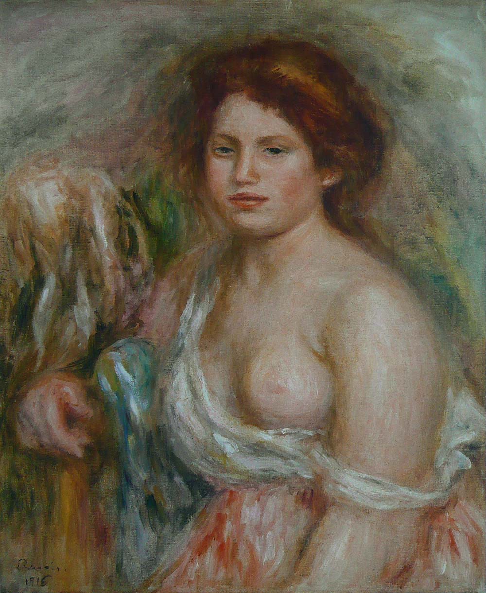Portrait of Model with Naked Bust, 1916