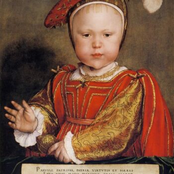 Portrait of Prince Edward, later King Edward VI of England. c.1538