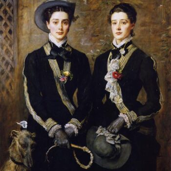 Portrait of Twins, Grace and Kate Hoare, 1876