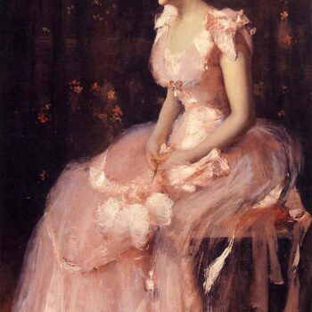 Portrait of a Lady in Pink (aka Lady in Pink - Portrait of Mrs. Leslie Cotton), 1888-89
