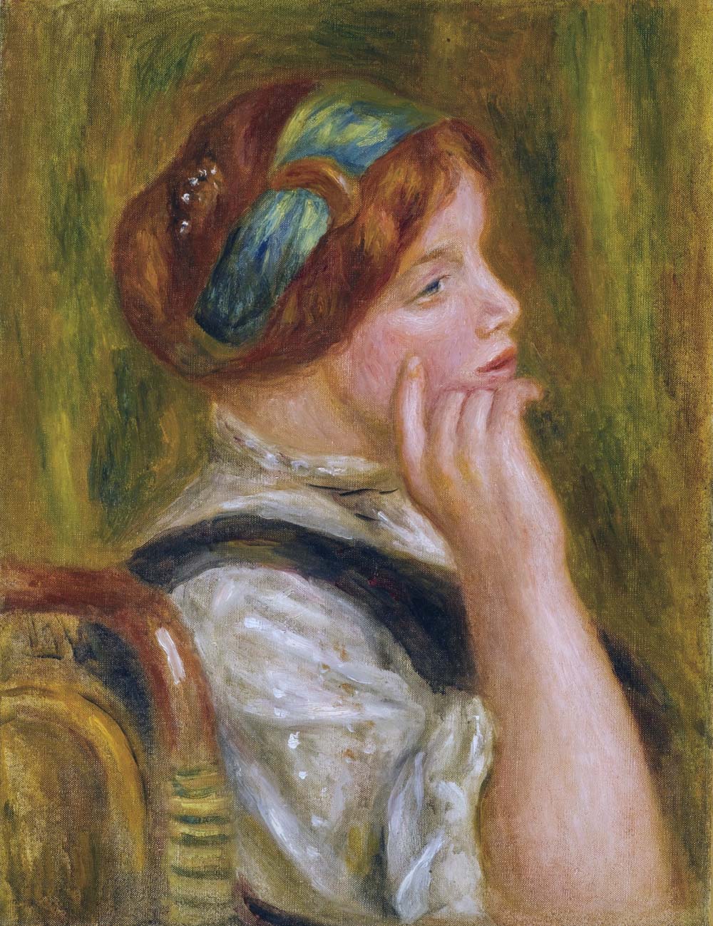Portrait of a Woman with Green Ribbon, 1905