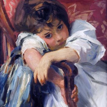 Portrait of a child, by John Singer Sargent