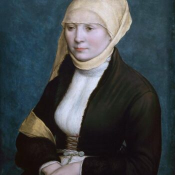 Portrait of a woman from southern Germany. Workshop of Hans Holbein the Younger. c.1520-25