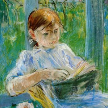 Portrait of the Artist's Daughter, Julie Manet, at Gorey - 1886