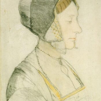 Portrait study of Elizabeth Dauncey. c.1527
